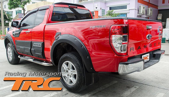 โป่งล้อ RANGER 2012-2014 T6 ทรง Monster โป่งเย็บ 6 นิ้ว สีดำด้าน คิ้วล้อไซร์ยักษ์ ''Monster''